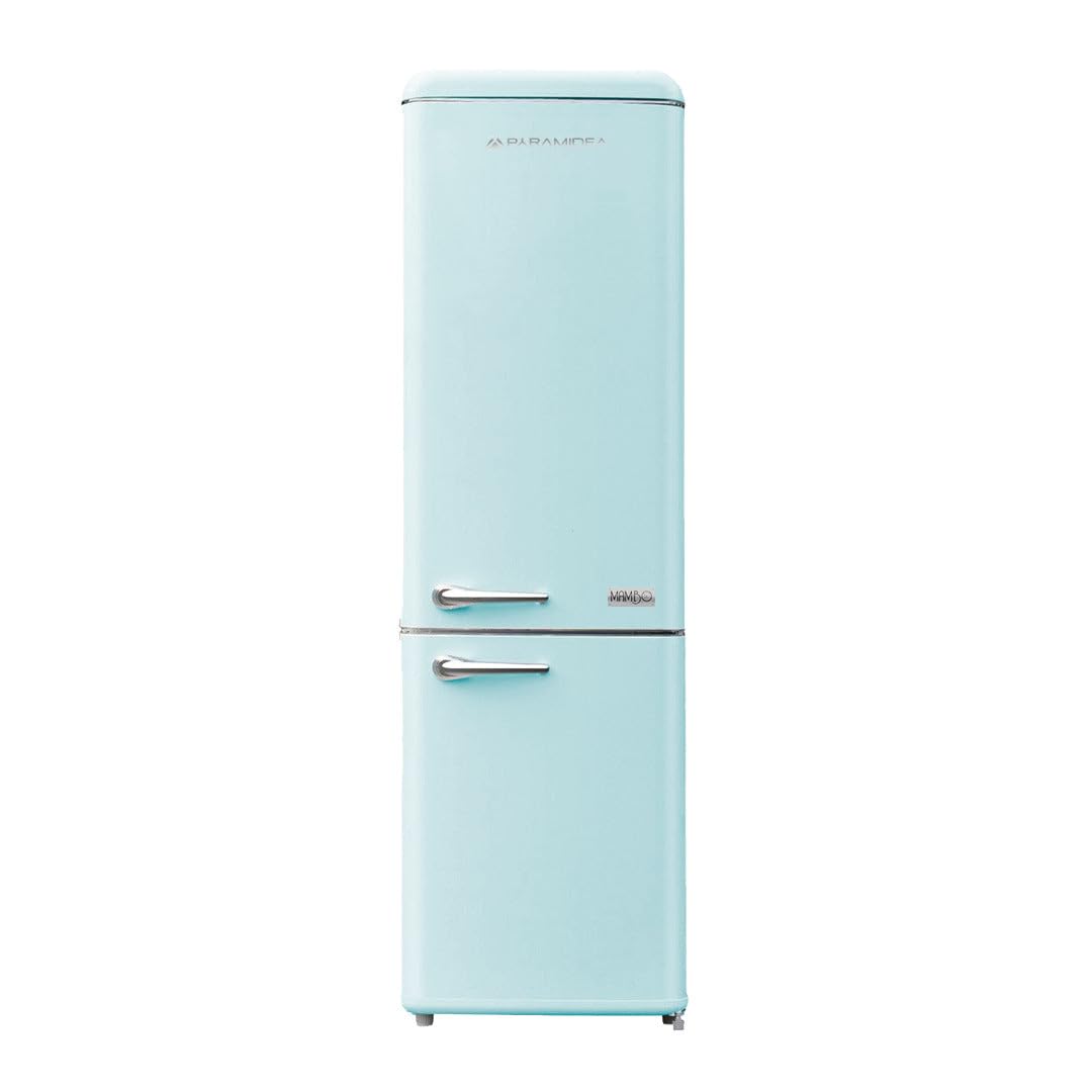 frigorifero a porte doppie blu con capacità totale 240 l