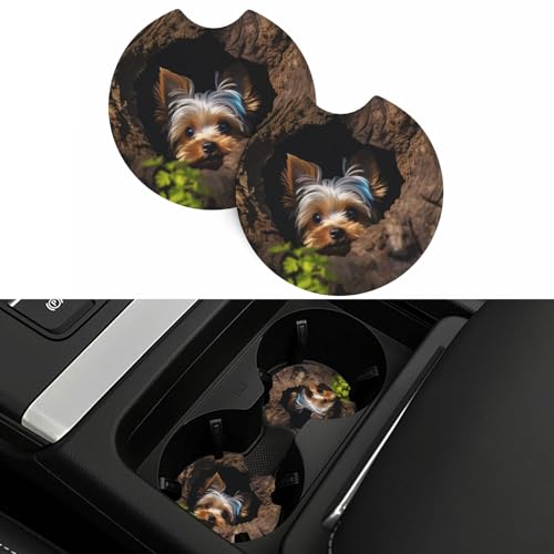 Portavasos para Auto 2 Pzs Antideslizante Negro miniatura 5