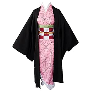 Demon Slayer Kamado Nezuko Anime Cosplay Kostuum Japanse Kimono Outfit Halloween Party