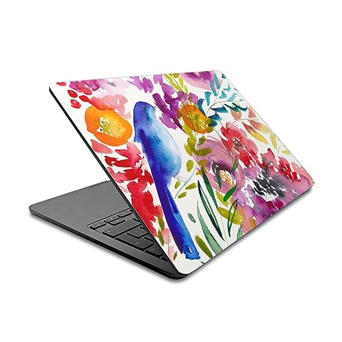 Autocollant ordinateur MacBook Air 13.6 A2681 Mai Autumn Oiseau Bleu