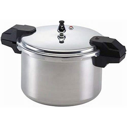 Mirro 92116 Polished Aluminum 5 / 10 / 15-PSI Pressure Cooker / Canner