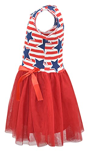 Unique Baby Girls 4Th Of July Stars Stripes Tutu Dress (7, Stripestar) #TOP2