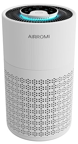 AIRROMI Air Purifiers for Bedroom, Air Purifiers for Home Large Room Up to 983 ft²with Fragrance Sponge, H13 True HEPA Air Purifiers for Pets Allergies Smoke Dust Pollen