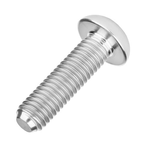 Image of Titanium Bolt M4x6 8 10 12 15 20mm Hex Head Screws for Bicycle Pack of 4 (Silver, M4x15mm)