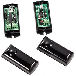 Barrera De Seguridad Infrarrojos 1 par de sensores infrarrojos de haz de luz de barrera infrarroja, alarma de haz único, detector de infrarrojos fotoeléctrico, sensor antirrobo para seguridad de puerta de casa, detector de movimiento