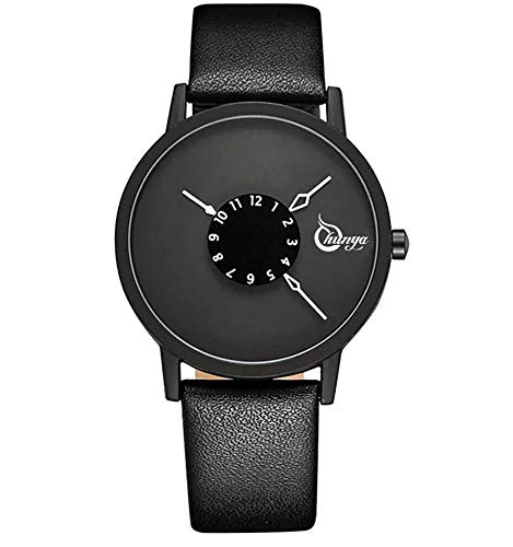 Shunya Analogue Mens Watch (Black Dial) (B07QQYT9QH) Amazon Price History, Amazon Price Tracker