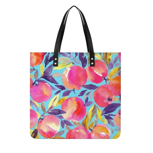 Sac à bandoulière femme grande capacité pêche rose : le shopper idéal pour vos déplacements