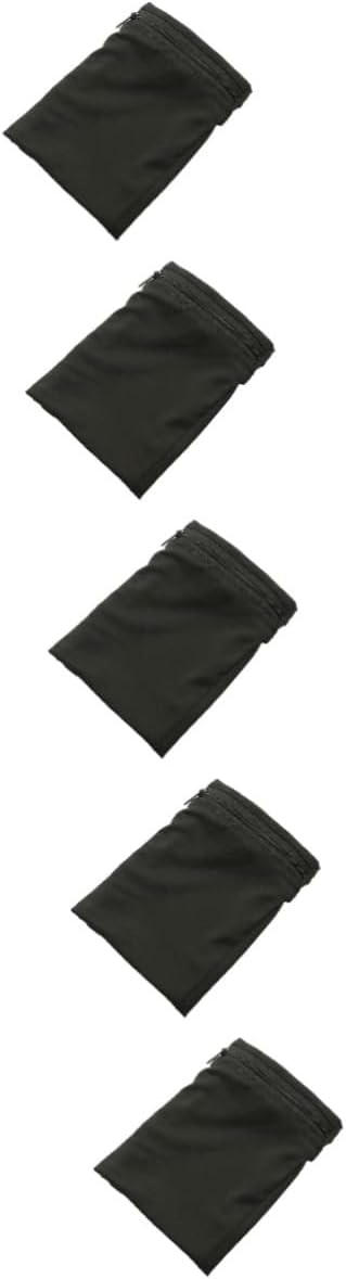 NUOBESTY 5pcs Creative Running Phone Armband Pouch Lightweight Flexible Sports Arm Bag for Cellphone Storage Design Earphone for Running Cycling and Outdoor Activities