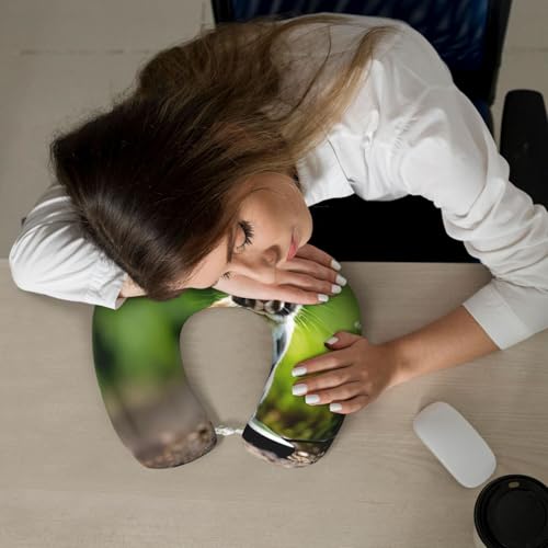 Almohada de espuma viscoelástica tamaño único negro miniatura 7