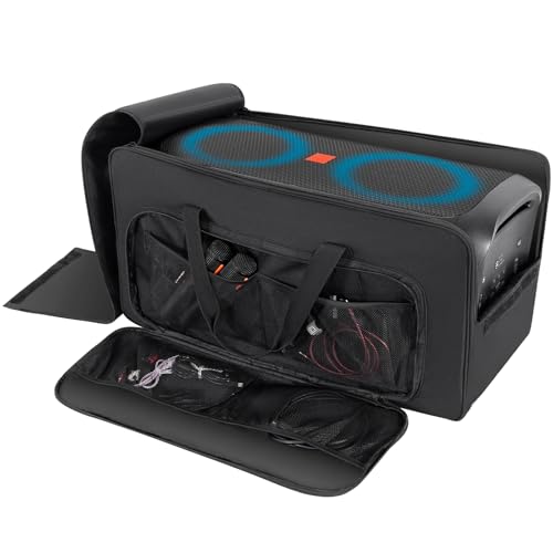 OUUTMEE Speaker Carrying Case Compatible with JBL Party Box 310/320/330 Portable Speaker Travel Tote Bag Fits for JBL PartyBox 310/320 for Outdoor Travel