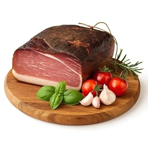 Schwarzwälder Schinken 1 kg am Stück - original Schwarzwald Genuss aus bestem Schweinehinterschinken traditionelles Rezept über Tannen- & Buchenholz kalt geräuchert