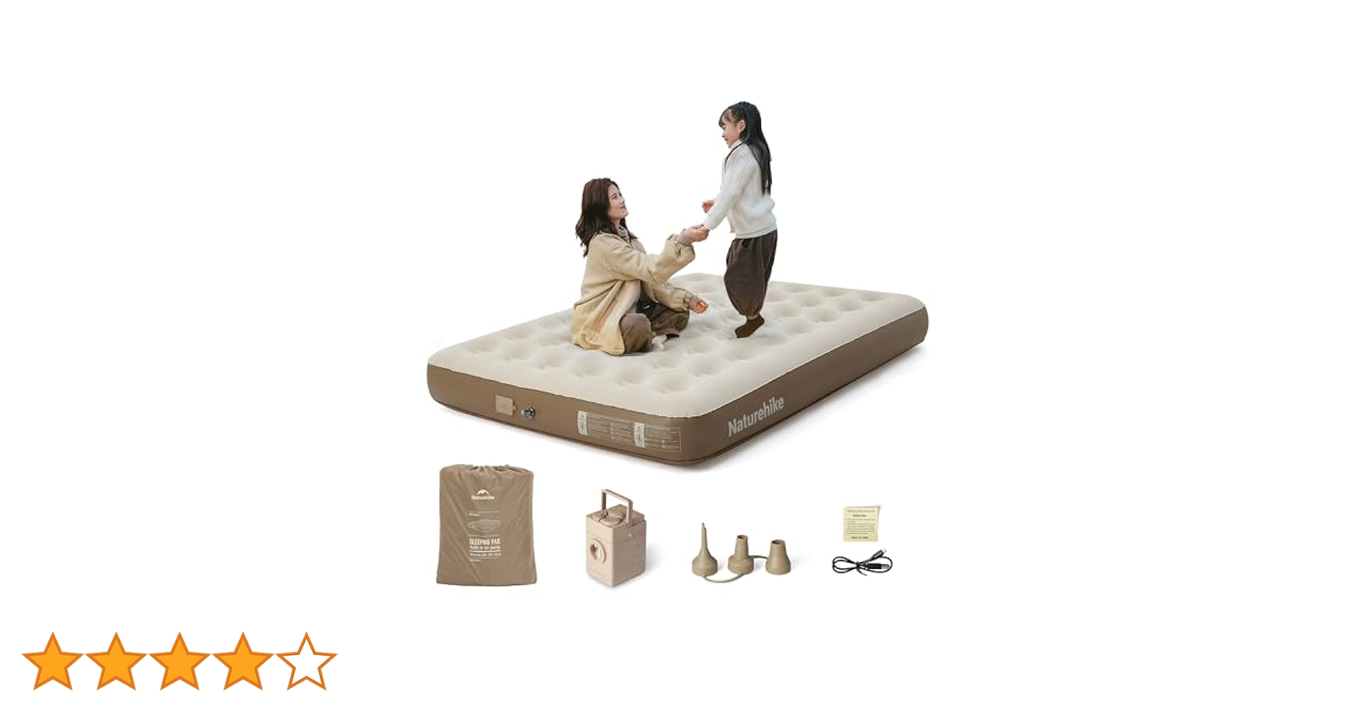 Amazon.co.jp: Naturehike エアーベッド 内蔵電動ポンプ