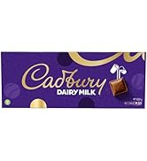 Cadbury Dairy Barre cadeau chocolat au lait, extra large, goût riche, convient aux végétariens, durable