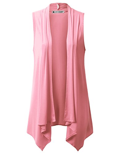 Buy URBANCLEO Womens Draped Open Front 