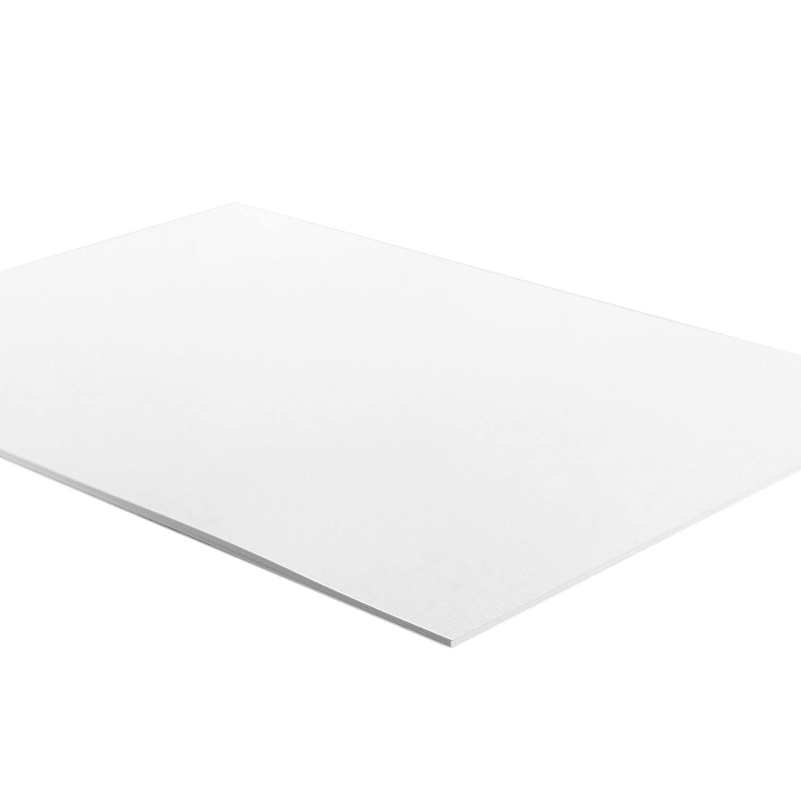 Florence Papier Cartonné Blanc Lisse - A4-10 feuilles - 216 g/m² - Papier pour Scrapbooking, Carterie, Perforation et Faire Part de Mariage