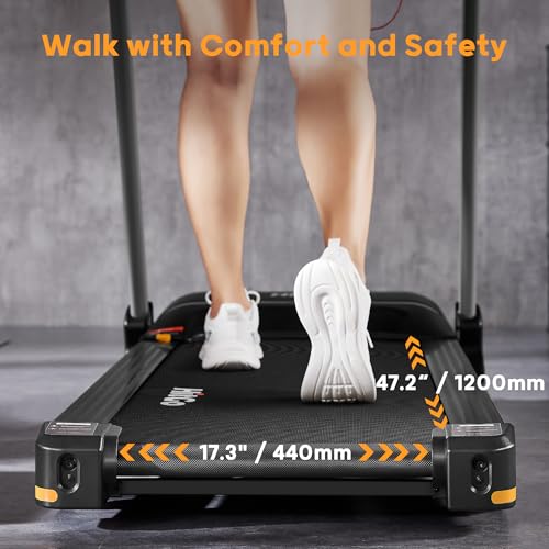 Image of HitGo Walking Pad for Home Office, 2026 Under Desk Treadmill with App, Remote, LED Display, Portable Small Design with Optional Incline or Foldable Handle