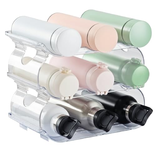 Jarkyfine Stapelbarer Flaschenhalter - Stapelbar Flaschenregal für...