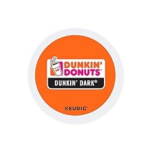 Dunkin Donuts K-cups Dark Roast Midnight - 48 K-cups Packaging May Vary