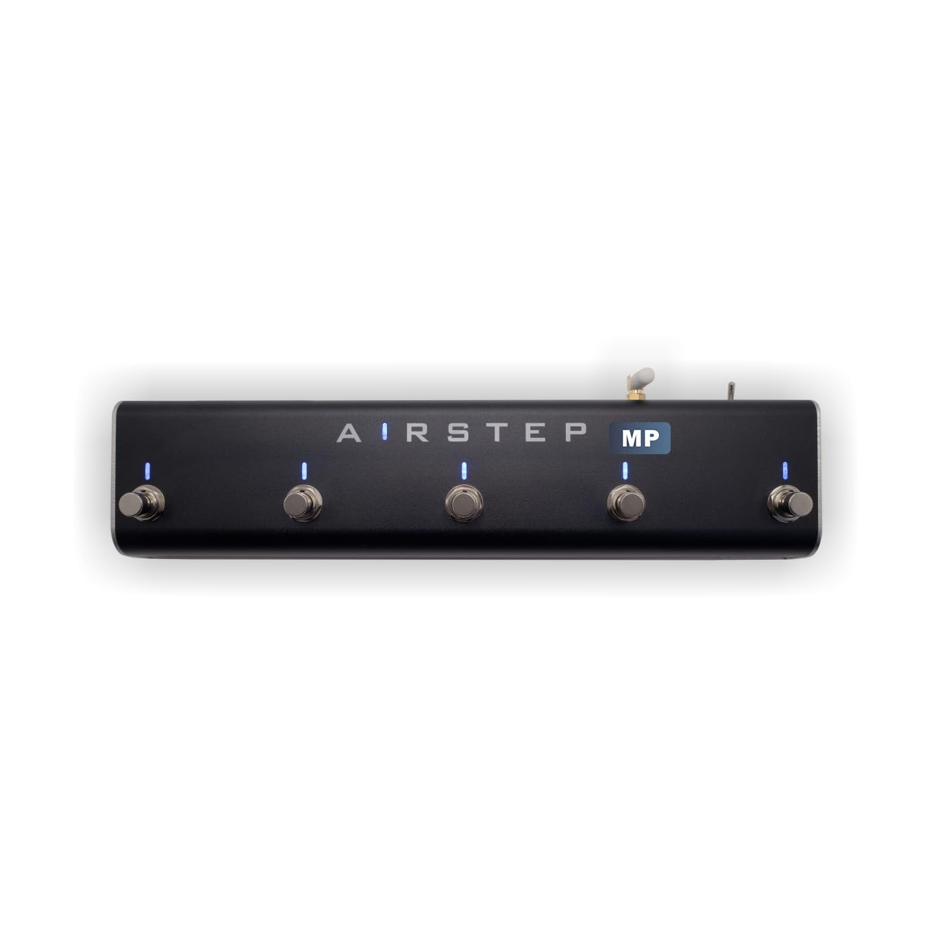 XSONIC AIRSTEP MP Edition, Fußschalter für Fender Mustang Micro Plus: Presets wechseln, Effekte umschalten, Tap-Tempo setzen, Tuner aktivieren und Parameter in der Fender Tone App anpassen