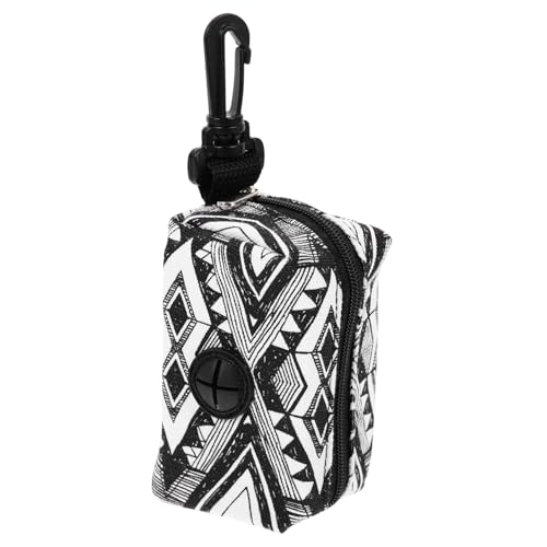 TOYANDONA bolsa de caca exterior Dispensador de bolsas para caca de perro extra Excremento de perro soportes para bolsas de caca de perro Portador de bolsas para desechos de mascotas lienzo