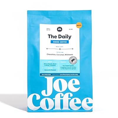 Joe Coffee Company (NYC Roaster), The Daily Ground Specialty Coffee, 12 oz Bag, Rainforest Alliance Certified, Kosher, Climate Friendly