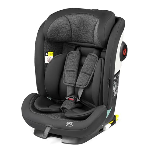 PEG Viaggio TT Seggiolino Auto Evolutivo i‑Size con ISOFIX, 76–150 cm, 15 mesi–12 anni, 9–36 kg, Schienale Reclinabile, Poggiatesta Regolabile, Protezioni Laterali, Planet