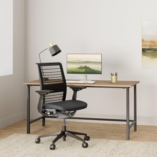 Image of Steelcase Think Chair, Sophisticated Multi-User, 3D Licorice Mesh Fabric