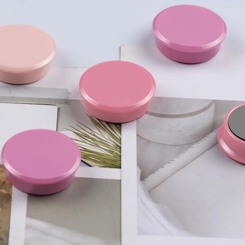 Imanes Decorativos Redondos Pink Set 30 Unidades miniatura 4