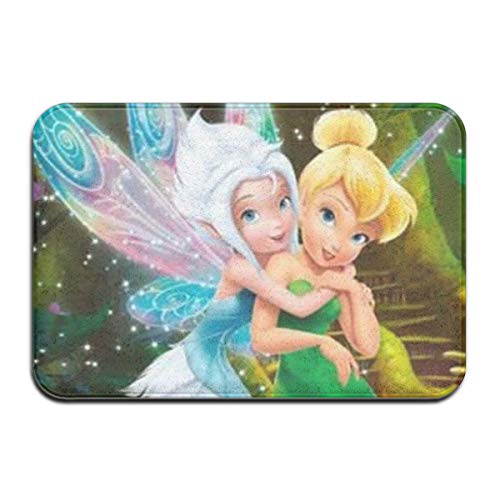 NA Paillasson intérieur/extérieur fée Clochette et fée Anti-dérapant en Caoutchouc Dos paillassons Tapis Cadeau pour l'entrée