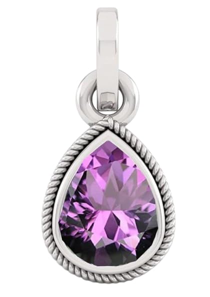 Colgante de amatista natural de 10,25 ct y plata 925 modelo Katela CW3