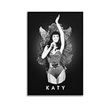 CPAIERYFGB Katy Perry Poster mit Sängerin, dekoratives 