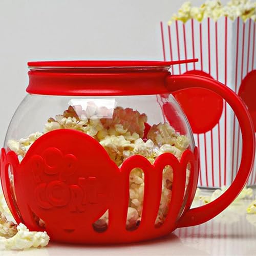 Microwave Popcorn Maker With Lid, 2.13 Liter Popcorn Microwave Kettle With Handle, High Temperature Resistant, Healthy Less Fat, Pop Corn Air Poppers For Kids Movie Nights Parties Home - Image 5