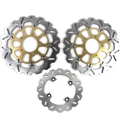 Disques de frein moto or Kawasaki Ninja ZX6R parfaits pour les sorties sur piste et la route