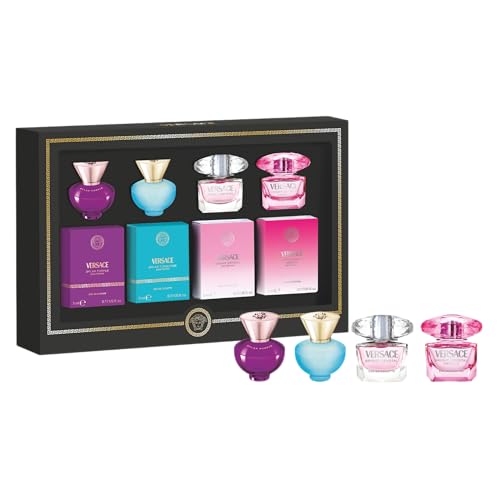 Versace Womens Miniature Collection Set 4 x 5ml