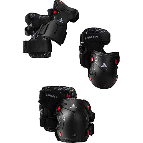 Jeu de plaquettes Firefly 244914900920 noir et rouge taille XS, partagez la passion de la glisse
