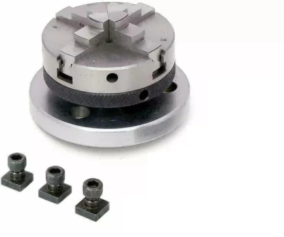 Mandrin autocentrant 4 mâchoires 50 mm pour éliminer le faux-rond sur tour