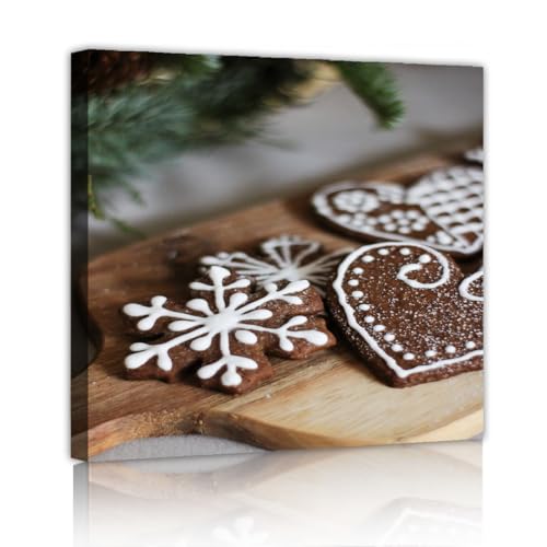 Biscuits de Noël Toangwall tableau décoratif pour une atmosphère de vacances chaleureuse