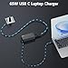 65W USB C Charger Compatible with Lenovo Laptop- Thinkpad T480s T580s T490 E480 E580, Chromebook 100e 300e 500e c340 s330, Yoga C930 C940 C740 S730 730S ADLX65YCC3D ADLX65YDC2A Power Supply Cord