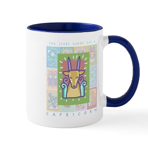 Taza Café Cerámica 11 oz Color Blanco/Marino miniatura 1