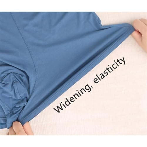 Plus Size 2-13XL Middle-aged Elderly Men's Loose Boxer Briefs Underwear Cotton 5PCS High Waist Seniors Men Panties3