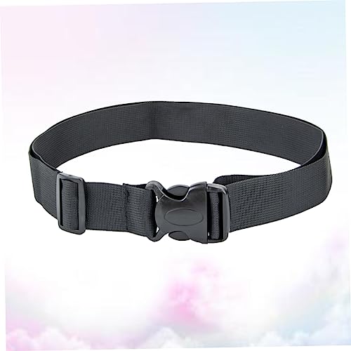 1Pc Quick Drying Outdoor Training Belt Breathable Nylon Belt with Removable Plastic Buckle for Men for Sports and Daily Wear Black2