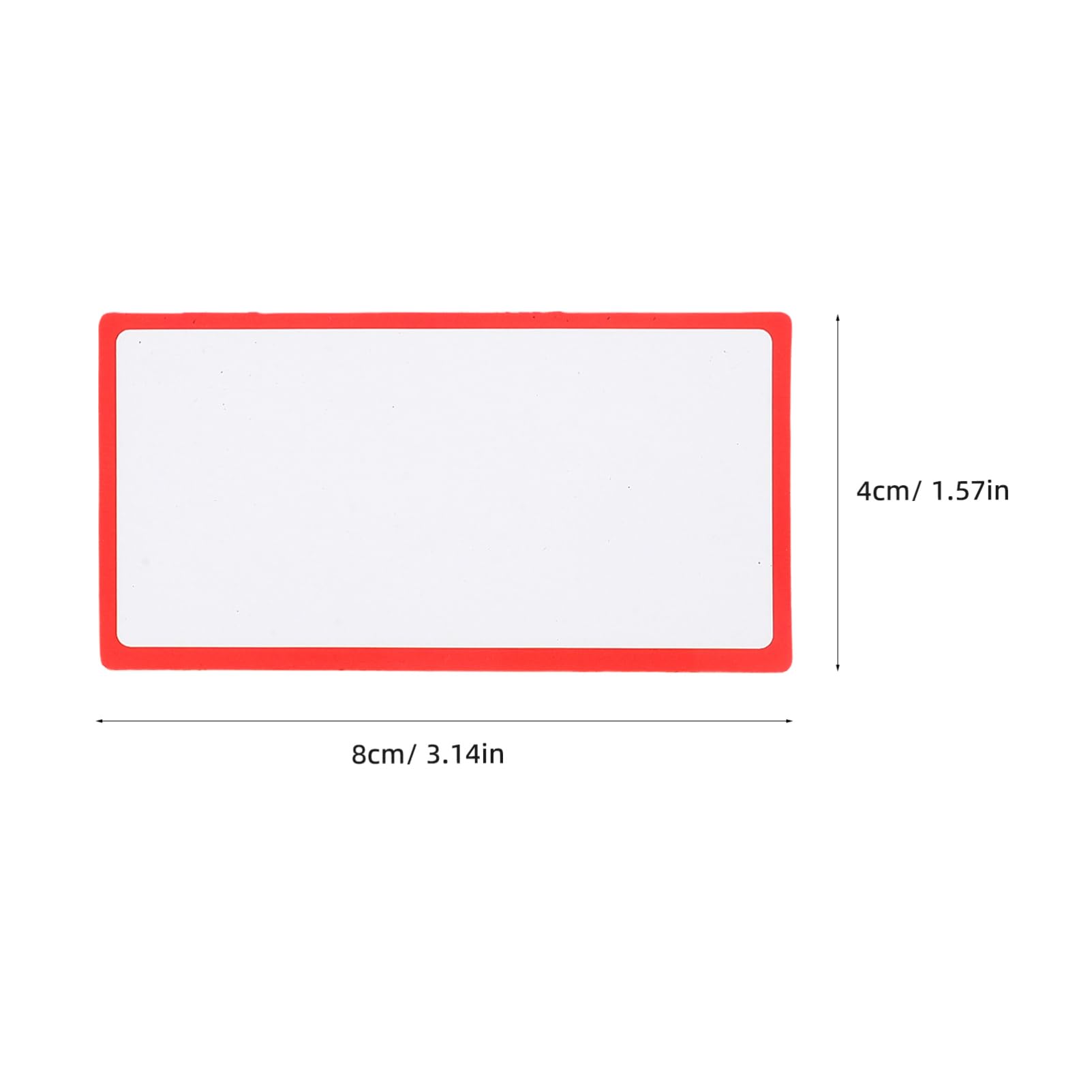 36 Magnetische Trocken Abwischbare Whiteboard Etiketten aus Beschichtetem Papier für Vielseitige Verwendung Wiederverwendbare Namensschilder im Organisierten Stil