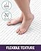 DEXI Bathtub Mat Non Slip, Extra Long 39x16, Suction Cups, Drain Holes, Machine Washable for Tub Shower Floor, White