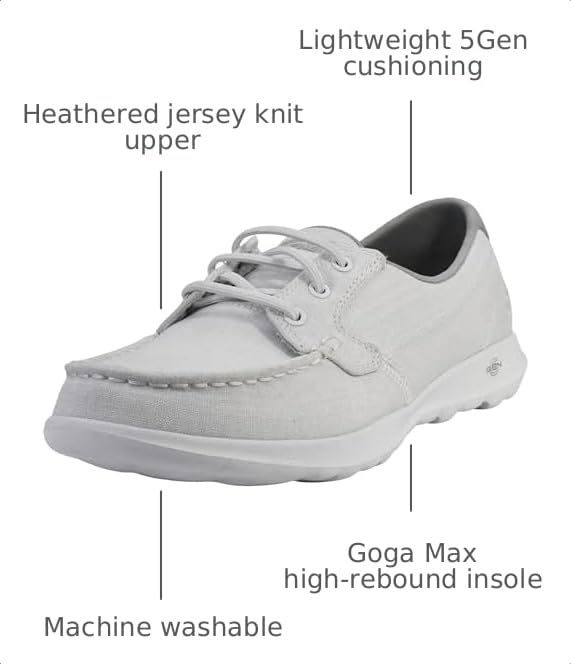 Image of Skechers Women's Go Walk Lite - Isla Boat Shoe