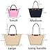 Women Folding Shoulder Bag Water resistant Tote Bag Ideal for Travel Beach Bags Work Bag fits up to 15.6 inch (Blue, Medium)