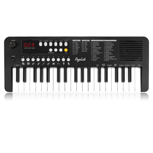 Mini piano à clavier portable POGOLAB MK1 à 37 touches avec haut-parleur