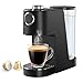 Fanmuran Kaffeemaschine Kapselmaschine 3 in 1 Espresso Maker Automatische elektrische Kaffeemaschine für Kapseln und gemahlen