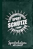  Sportschützen Notizbuch Leidenschaftlicher Sportschütze Team-Luftgewehr: Gewehr schießen (Schießsport Zubehör, Band 1)