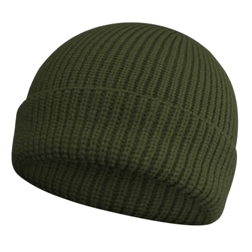 Image of PFFY Trawler Short Fisherman Beanie Cuff Beanies Winter Hats for Men Women