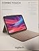Logitech Combo Touch Detachable 10th Gen iPad Keyboard Case with Large Precision Trackpad, Full-Size Backlit Keyboard, and Smart Connector Technology - Sand